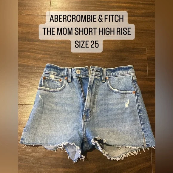 A&F High Rise Mom Shorts - Picture 1 of 1